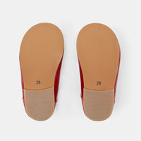 4 QTY / BORDEAUX/ROSE CHAUSSURES CUIR BANELLE VERNIS