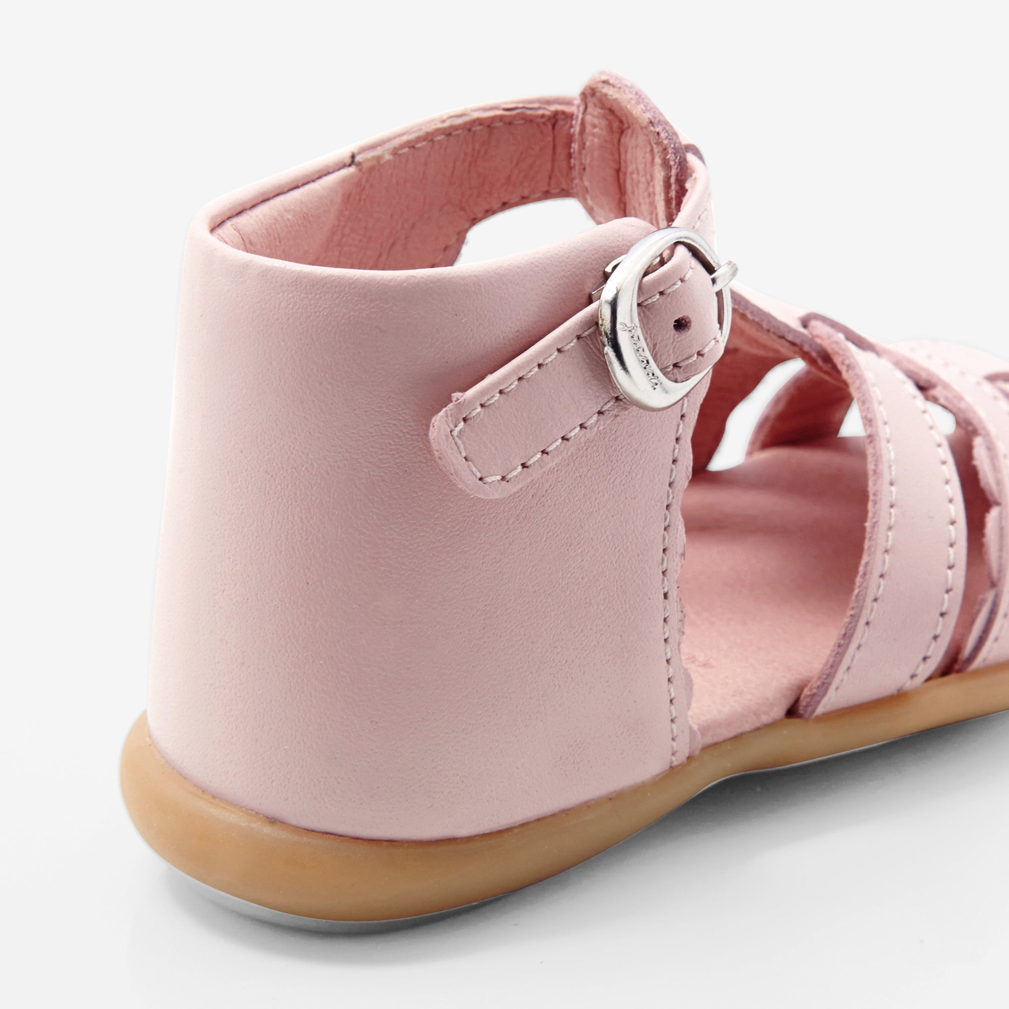 1 QTY / ROSE CHAUSSURES CUIR MARMELADE