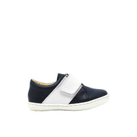20 QTY / MARINE/BLANC CHAUSSURES CUIR MARIN