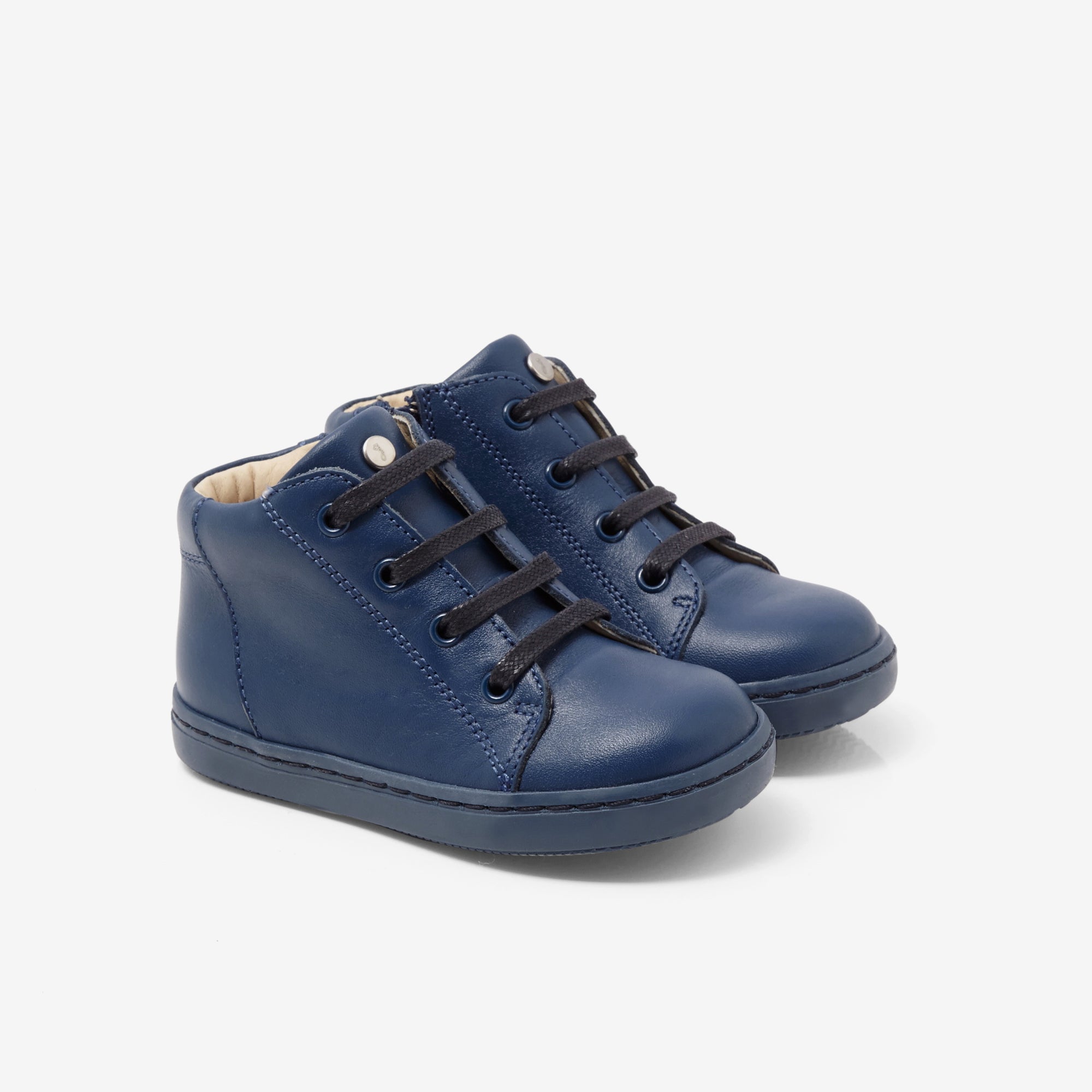 1 QTY / BLEU CHAUSSURES CUIR MAXI