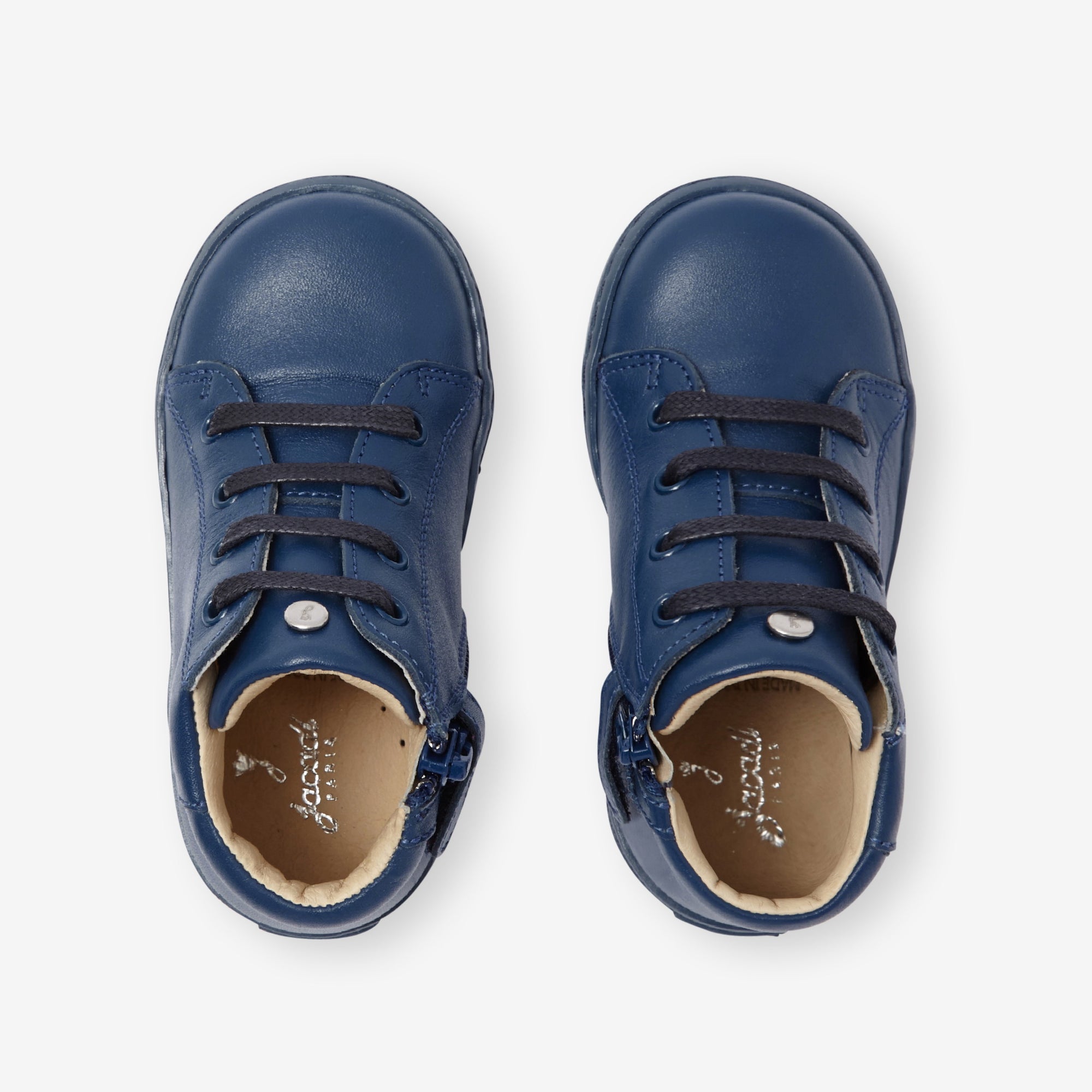 1 QTY / BLEU CHAUSSURES CUIR MAXI