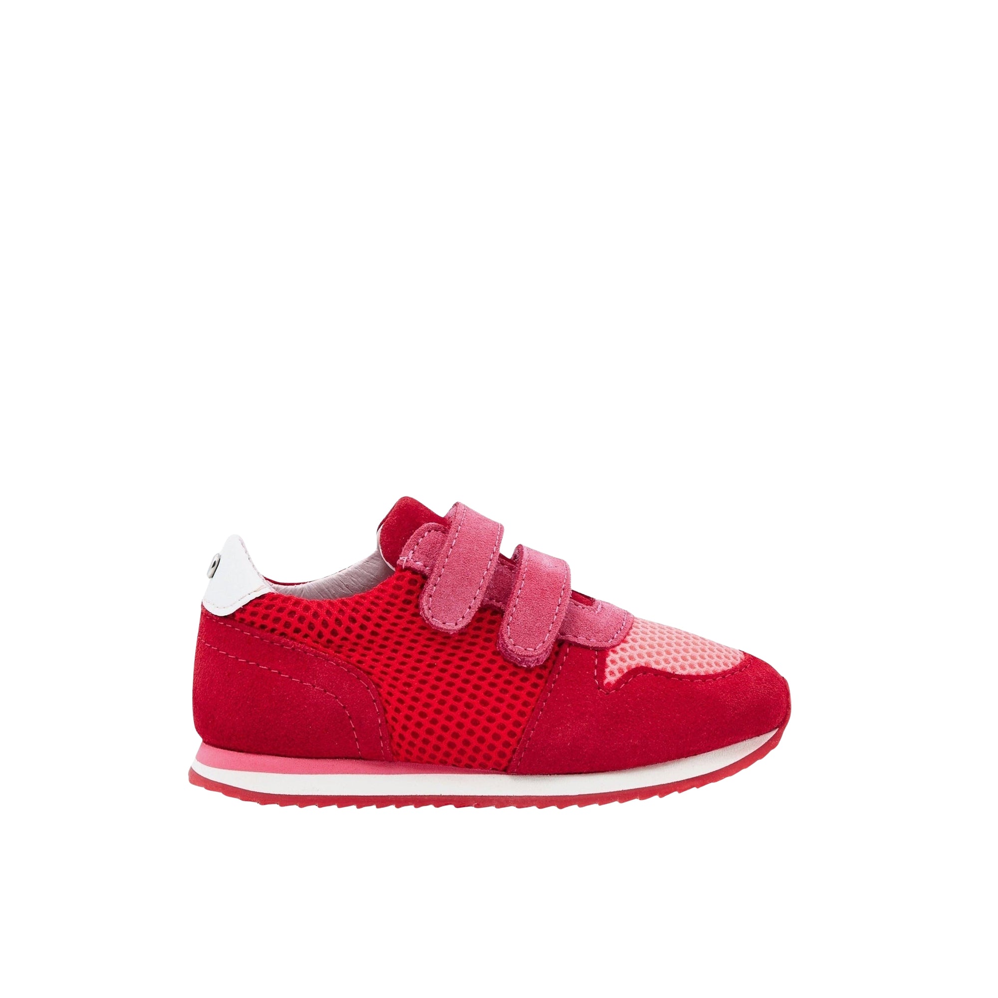 Leather Poppy Sneakers - Red & Multicore