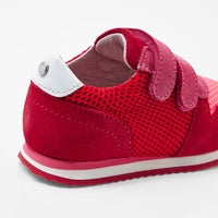 4 QTY / ROUGE/MULTICO CHAUSSURES CUIR COQUELICOT