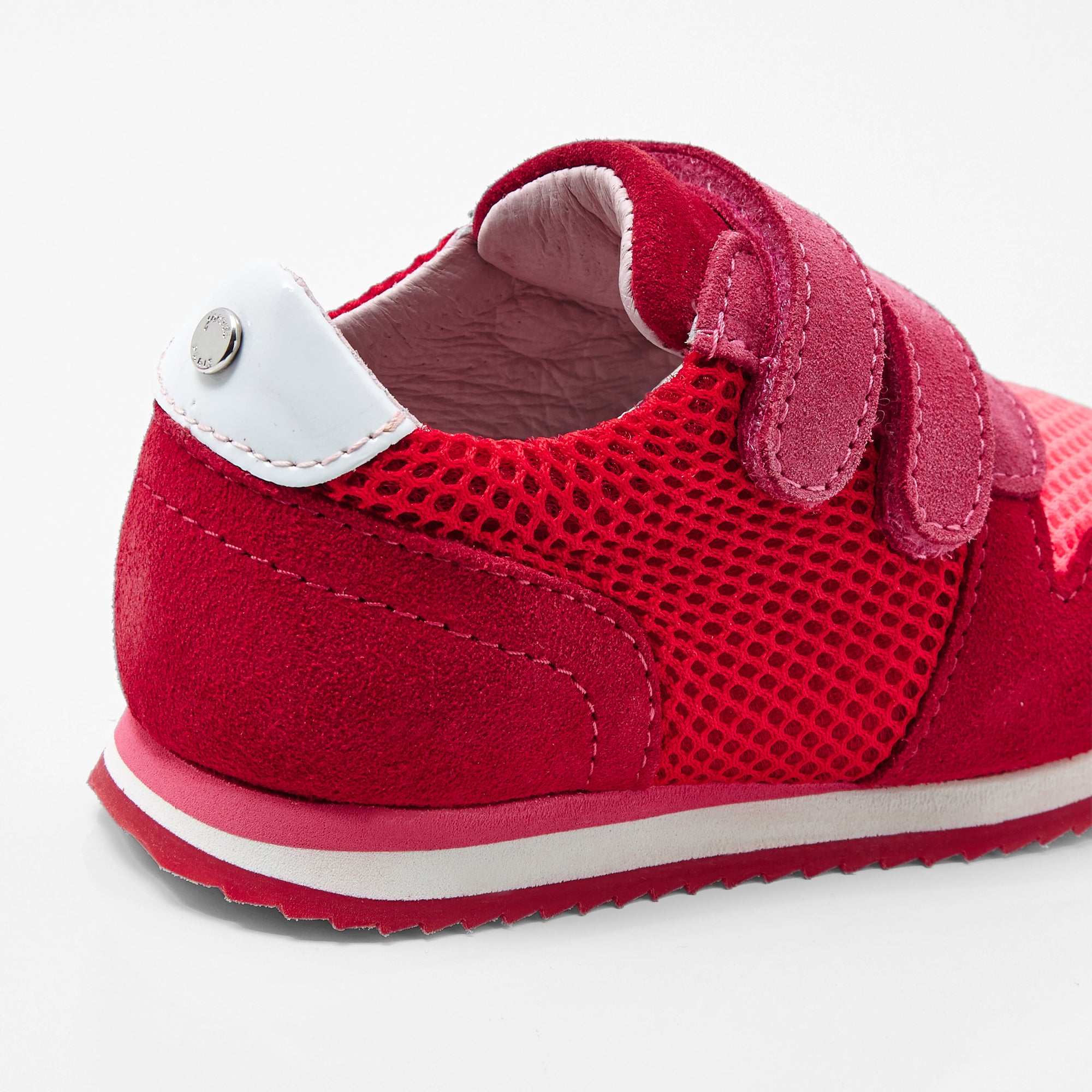 4 QTY / ROUGE/MULTICO CHAUSSURES CUIR COQUELICOT
