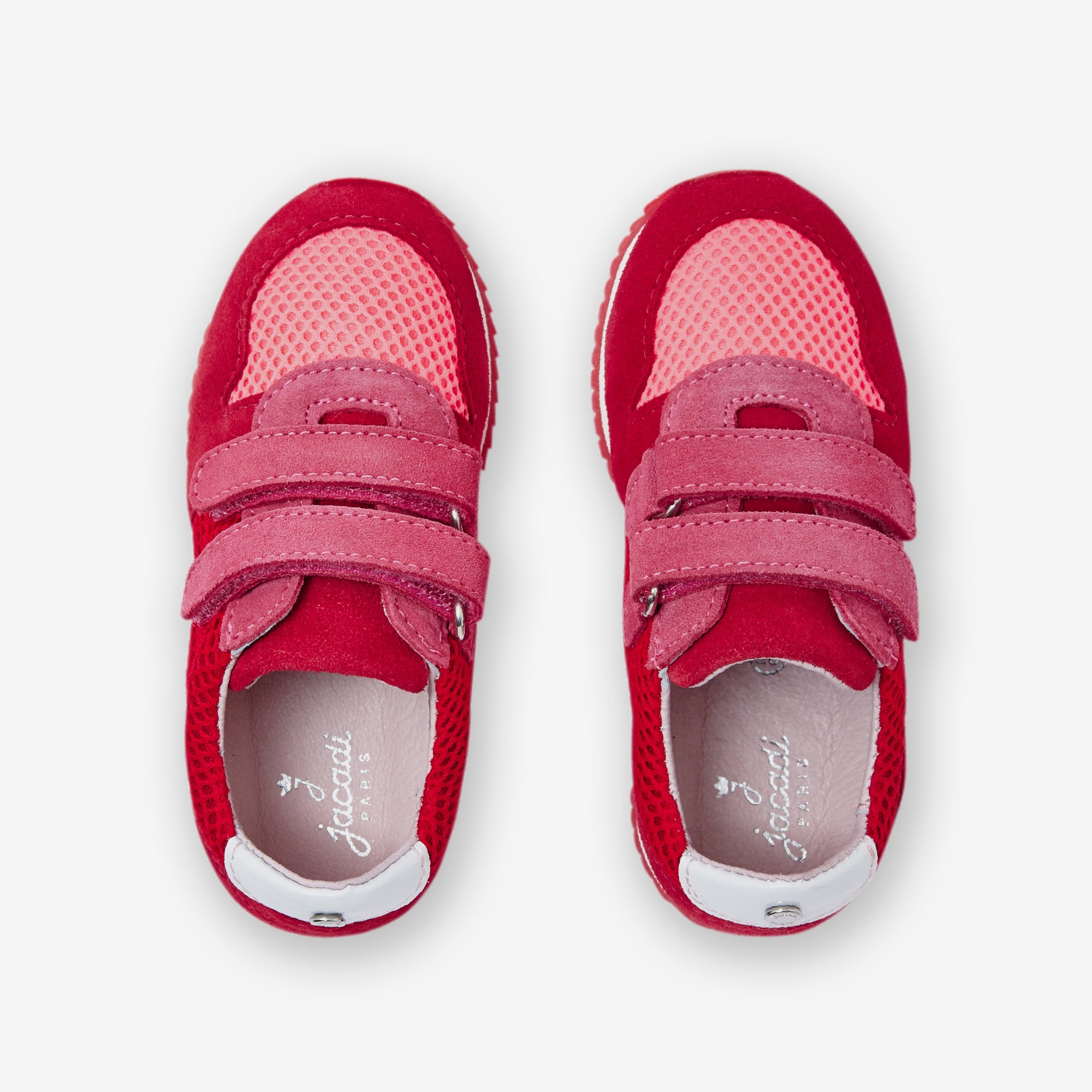 4 QTY / ROUGE/MULTICO CHAUSSURES CUIR COQUELICOT