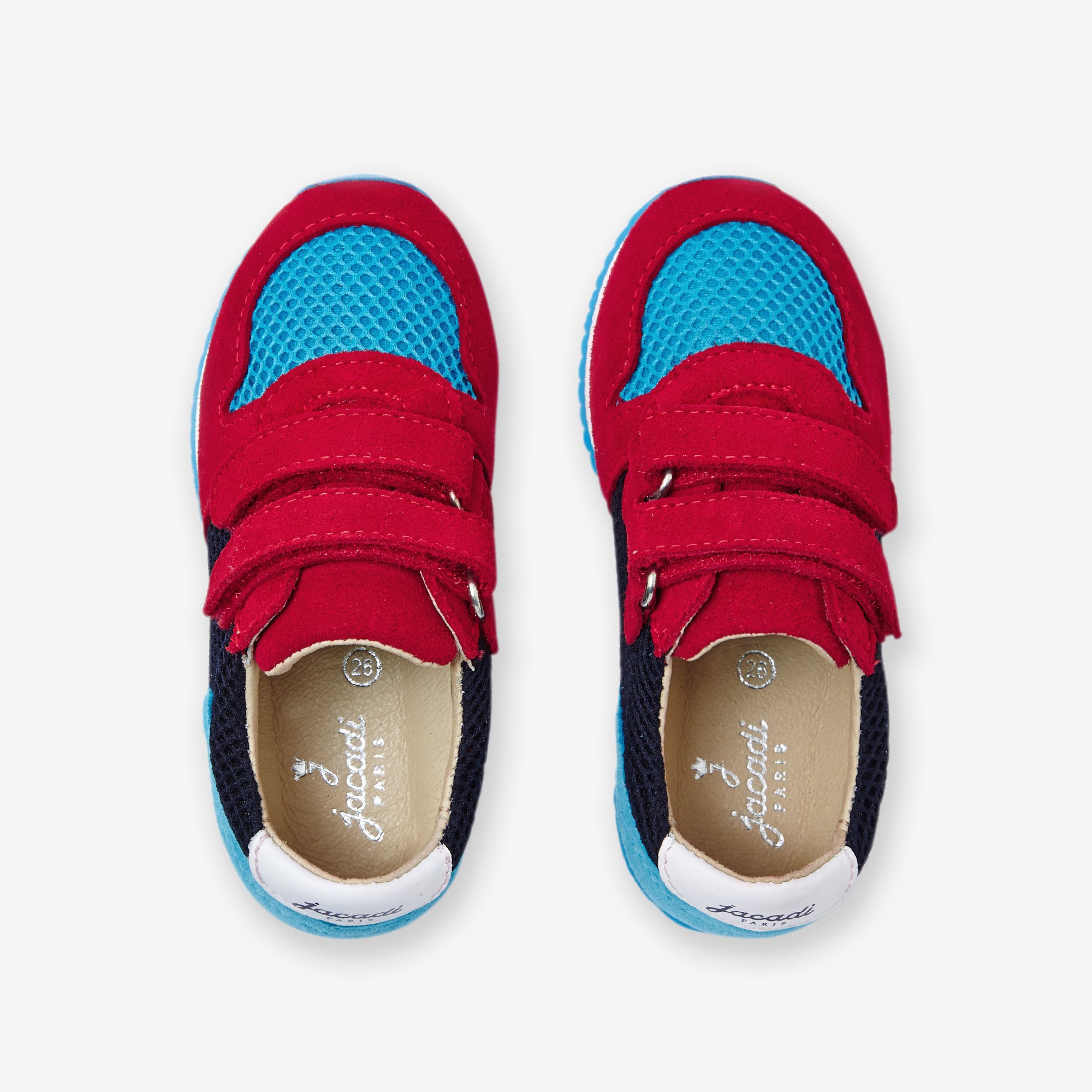 0 QTY / ROUGE/MULTICO CHAUSSURES CUIR LUCKY