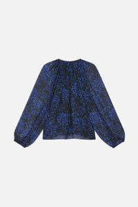 Blouse Twins Muse en soie - Nuit