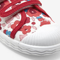1 QTY / ROUGE/MULTICO CHAUSSURES TOILE DONALDETTE