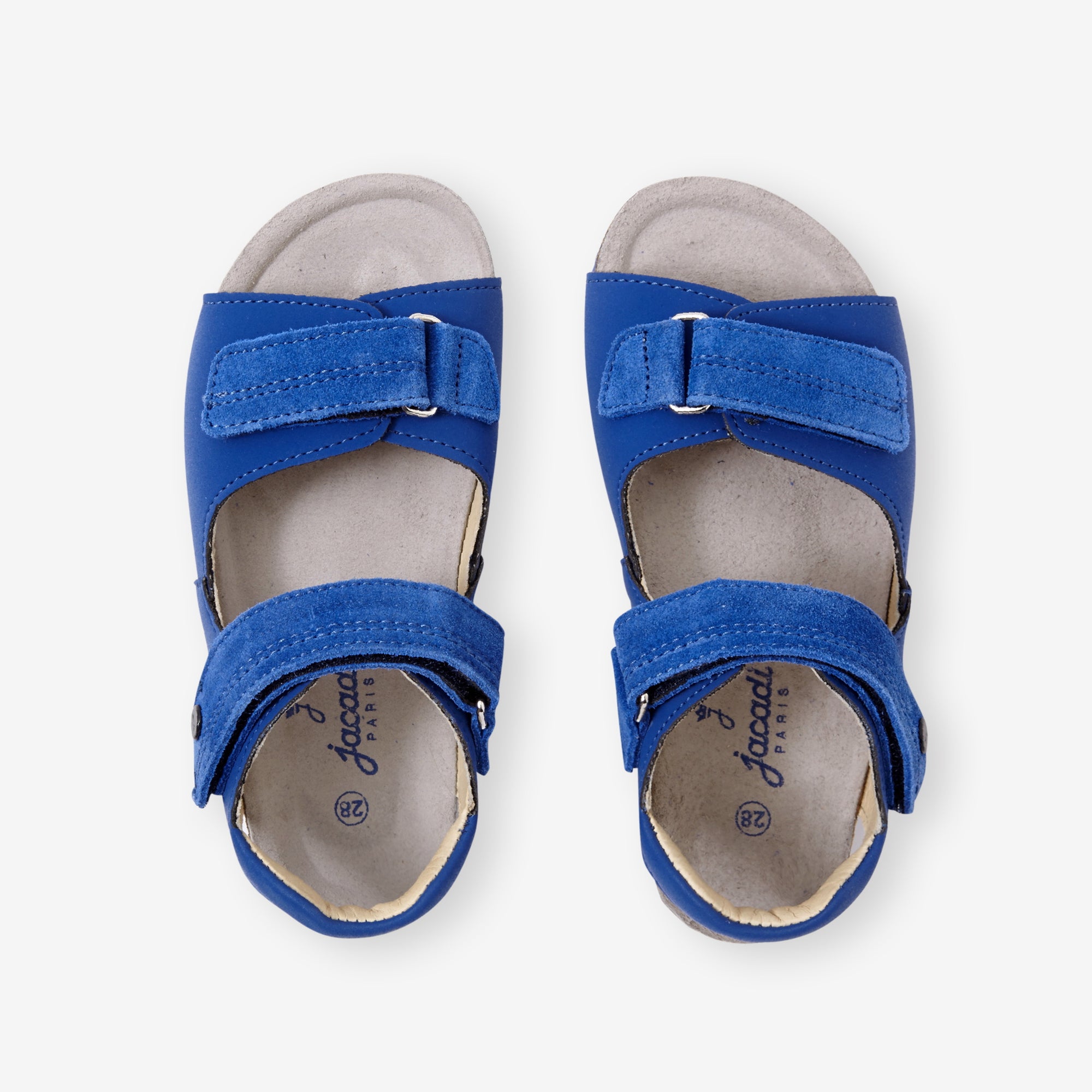 1 QTY / BLEU FAIENCE CHAUSSURES CUIR SURF