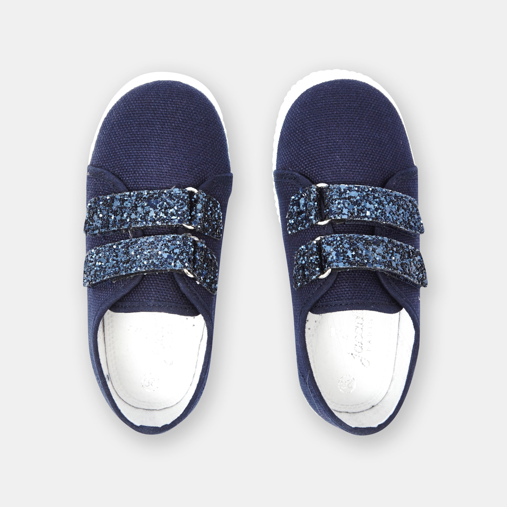 1 QTY / MARINE JACADI CHAUSSURES TOILE MAGNOLIA