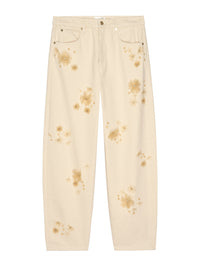 EMBELLISHED LOW SLUNG BARRELVANILLA BEAN