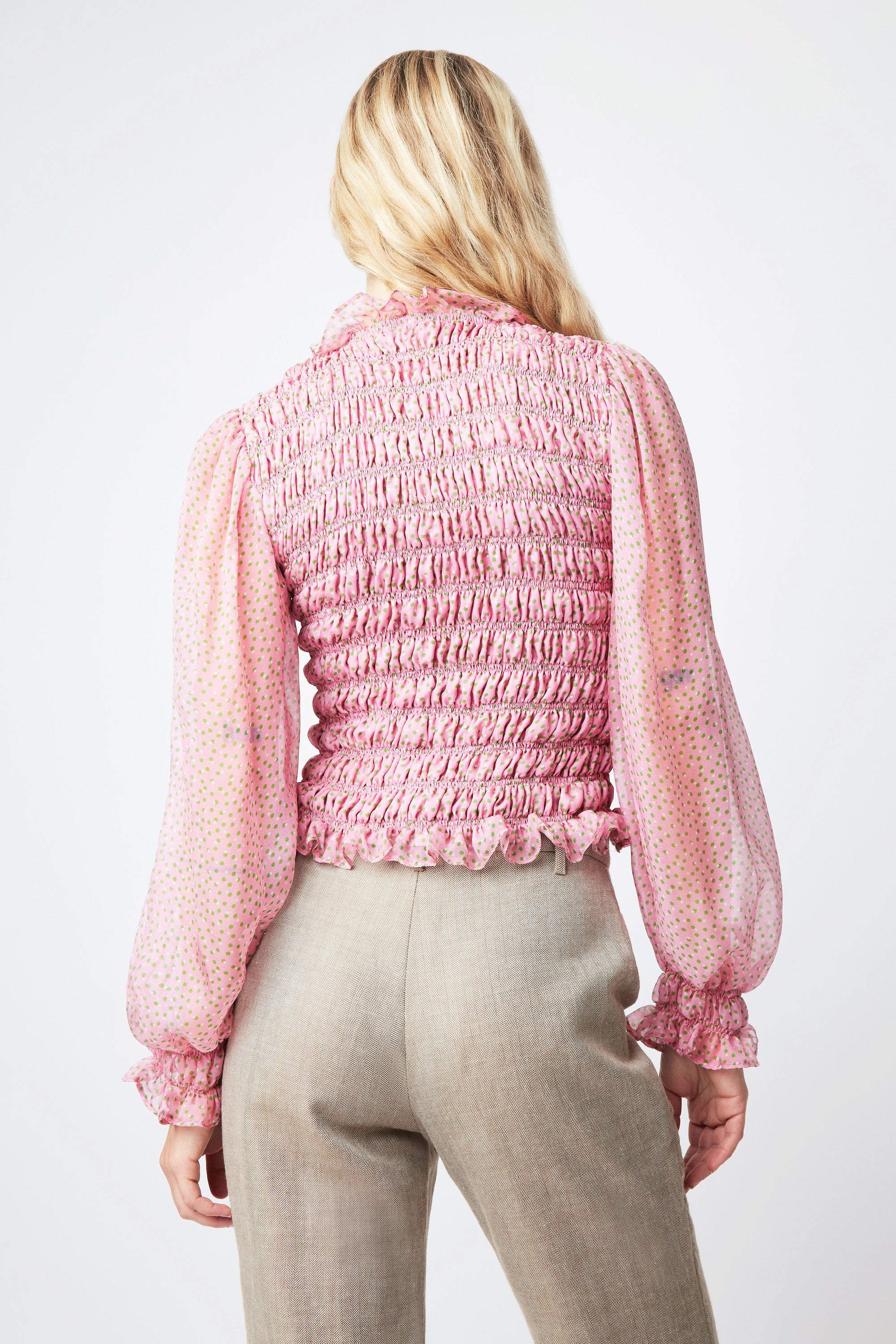 Blouse Sonny Muse en soie - Rose