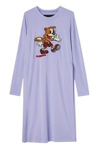 1 / DJV /0€ /0qty-0 /ST 0% /1 TROCA 187,5€   Ls robe à perles squirrelly - Lavender