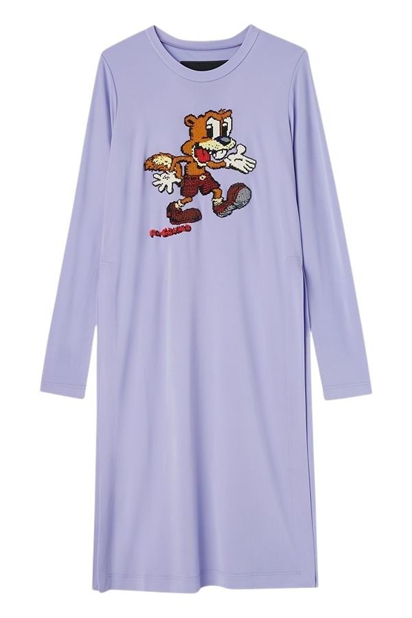 1 / DJV /0€ /0qty-0 /ST 0% /1 TROCA 187,5€   Ls robe à perles squirrelly - Lavender