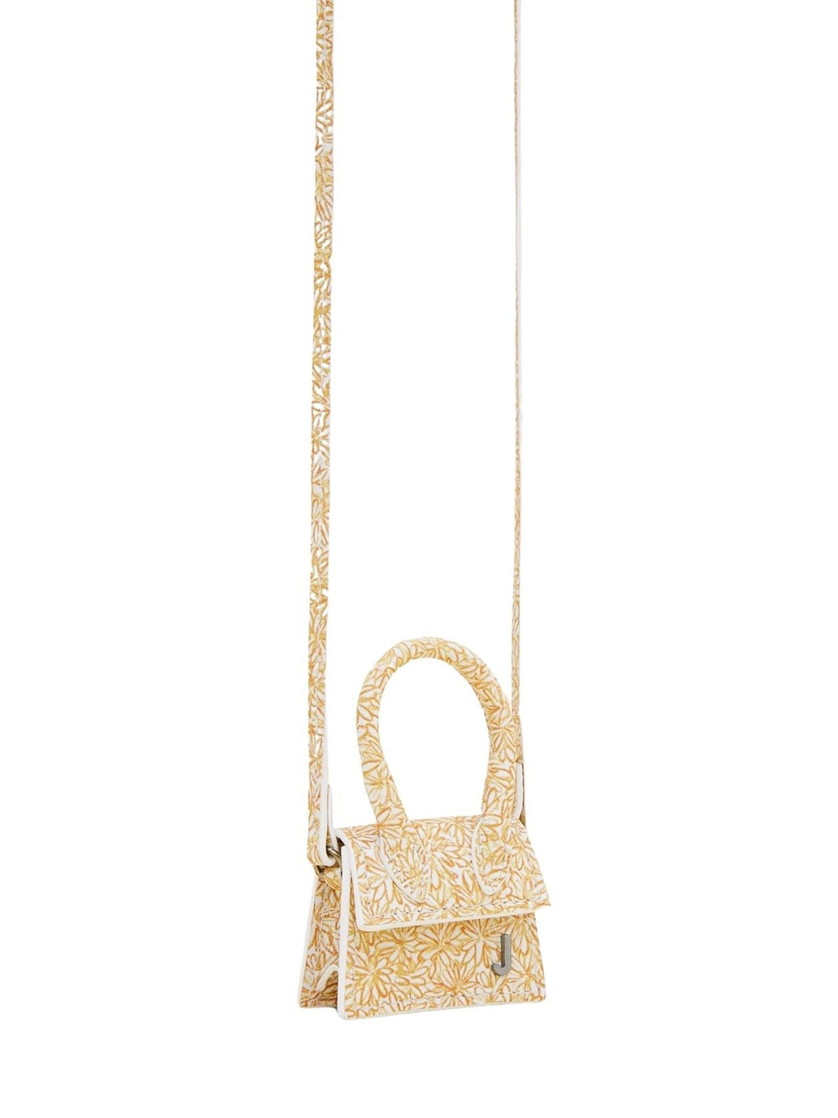 50€ / 4 sold //13 QTY / ST31%   Sac Petit Chiquito en cuir - Print Orange Flowers