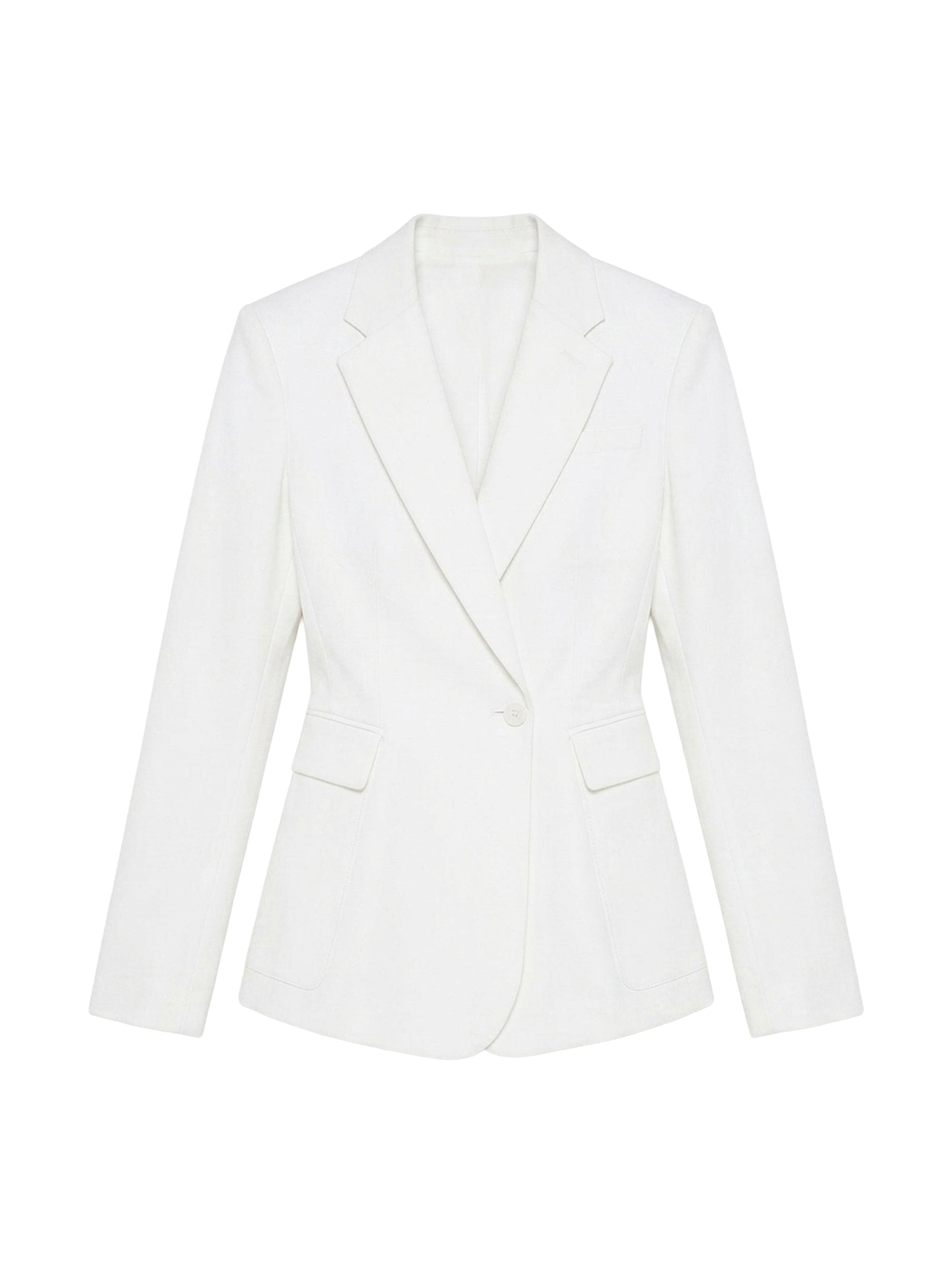 Veste de costume Qui Vole en soie mélangée - Ivory
