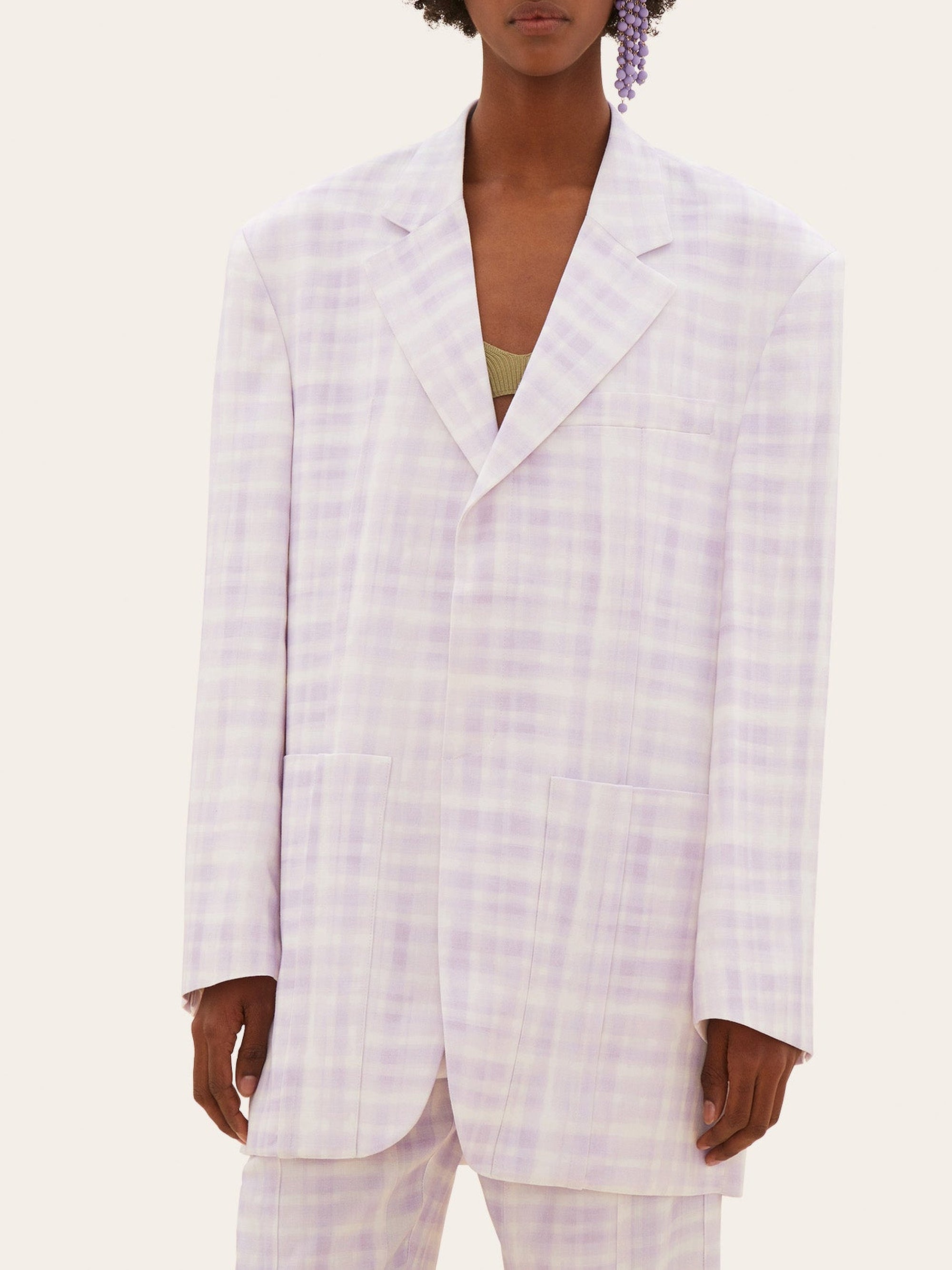 PRINT PURPLE 2 LA VESTE DHOMME