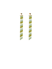 The Rideaux Earrings - Green