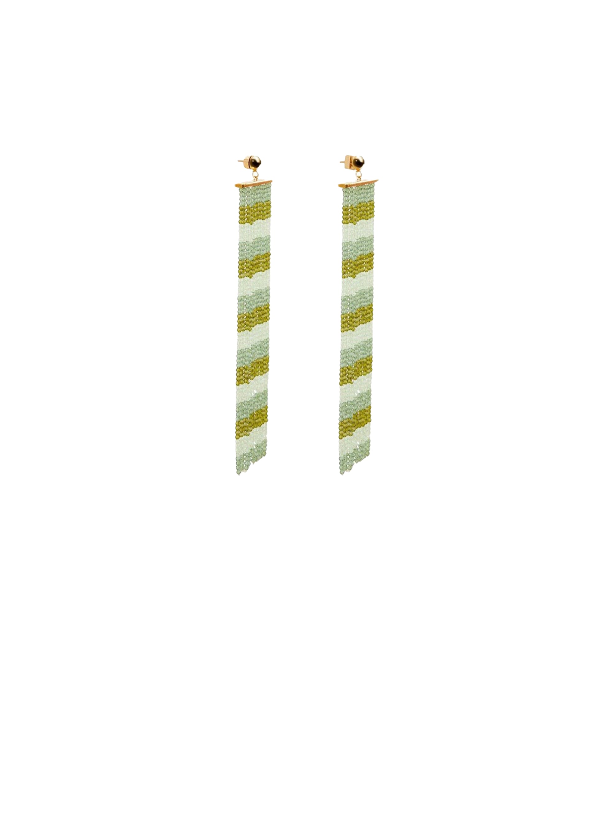 The Rideaux Earrings - Green