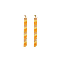 Boucles d'oreilles Rideaux - Orange