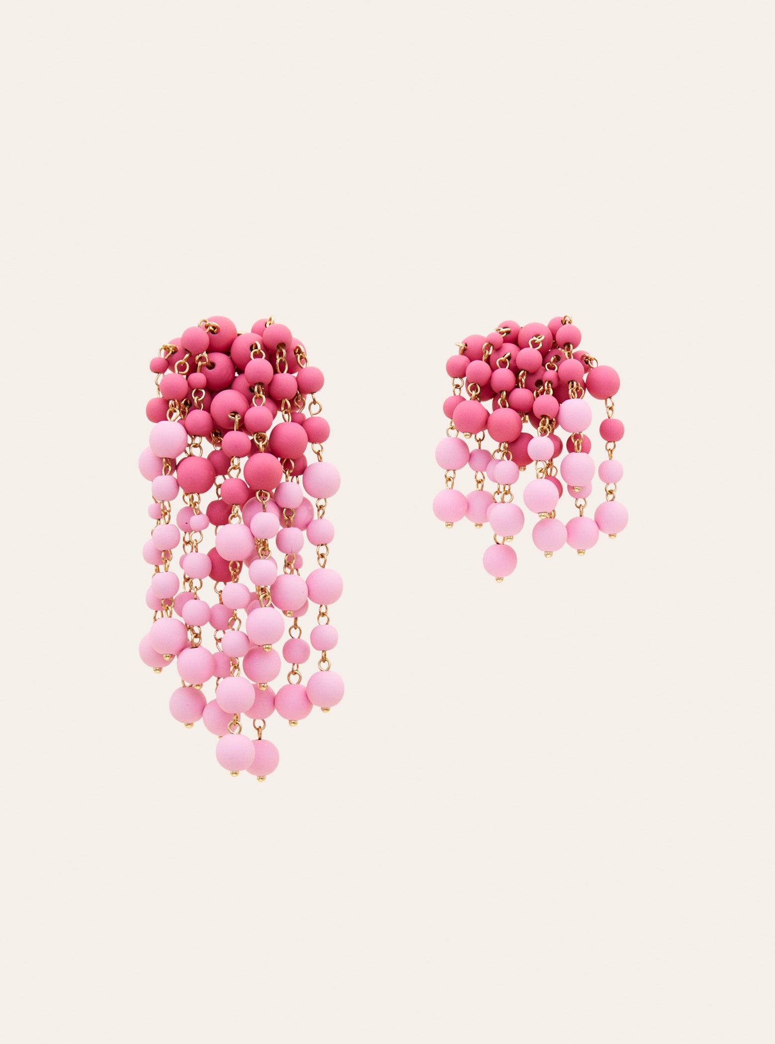 The Mimosas Earrings - Pink