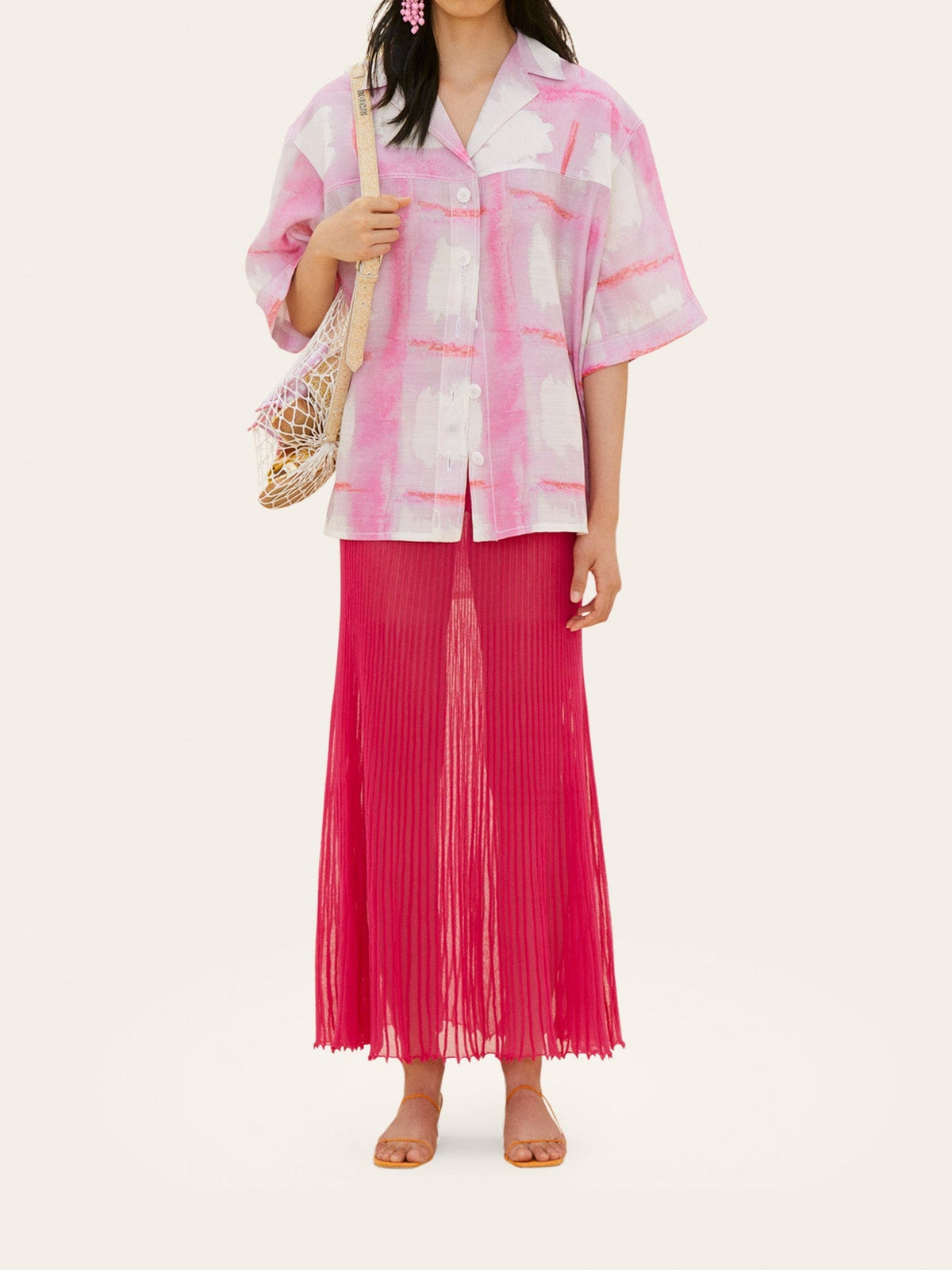 75€ / 0 sold //0 QTY / ST0%   Jupe Helado longue - Pink