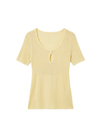Blouse Loiza en maille - Yellow