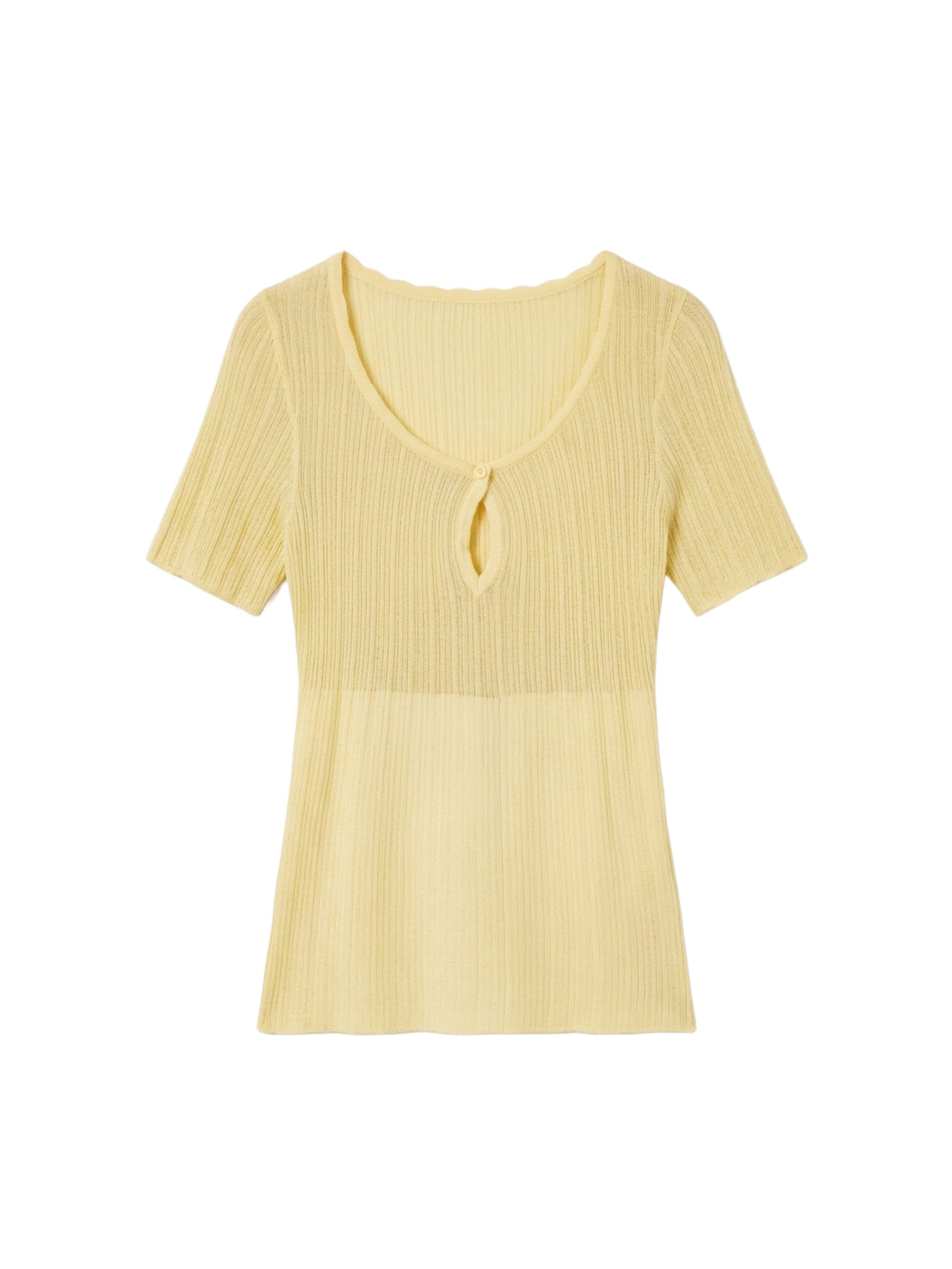 Haut en maille Loiza - Yellow