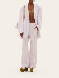 PRINT PURPLE 2 LE PANTALON ESTERO