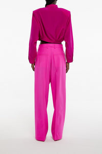 Rose // Silk cdc shirt