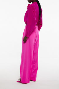 Rose // Silk cdc shirt