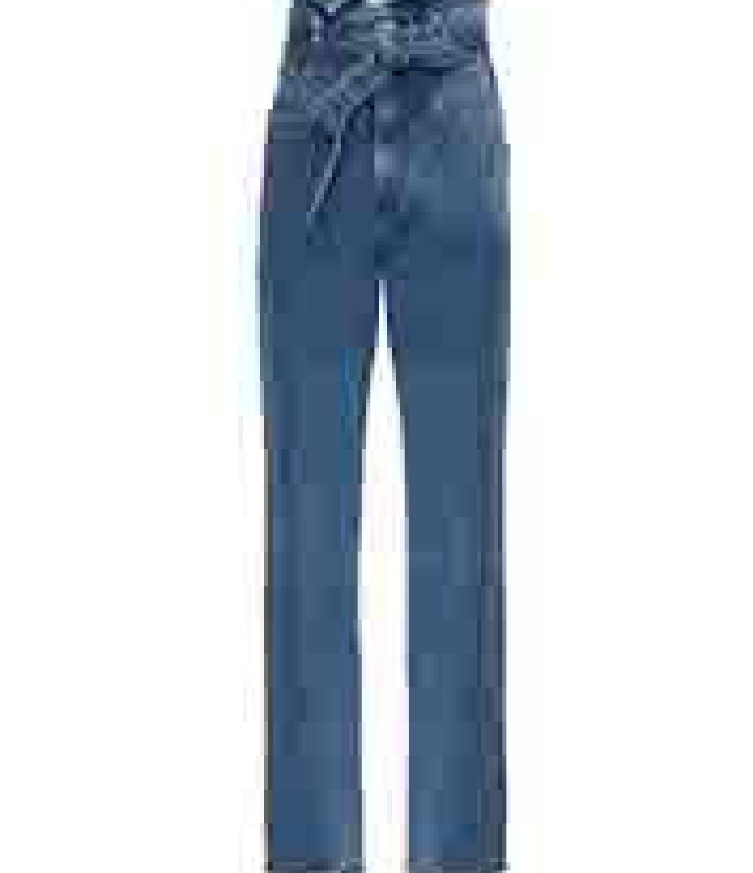 Pantalon en jean taille haute - Denim Washed