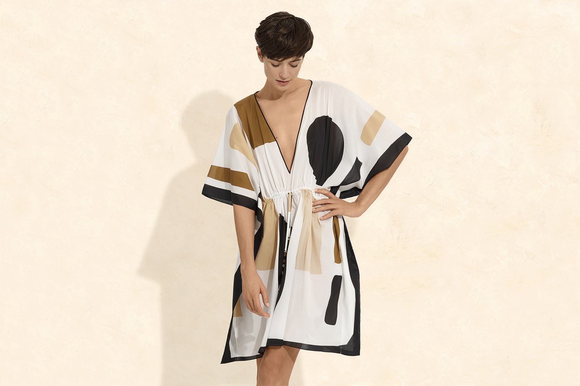 BLANC GUILLERMO CAFTAN