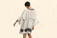 BLANC BRIGITTA CAFTAN