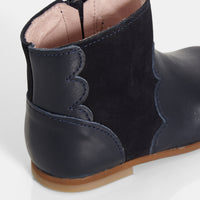 2 QTY / MARINE JACADI CHAUSSURES CUIR ETINCELLE