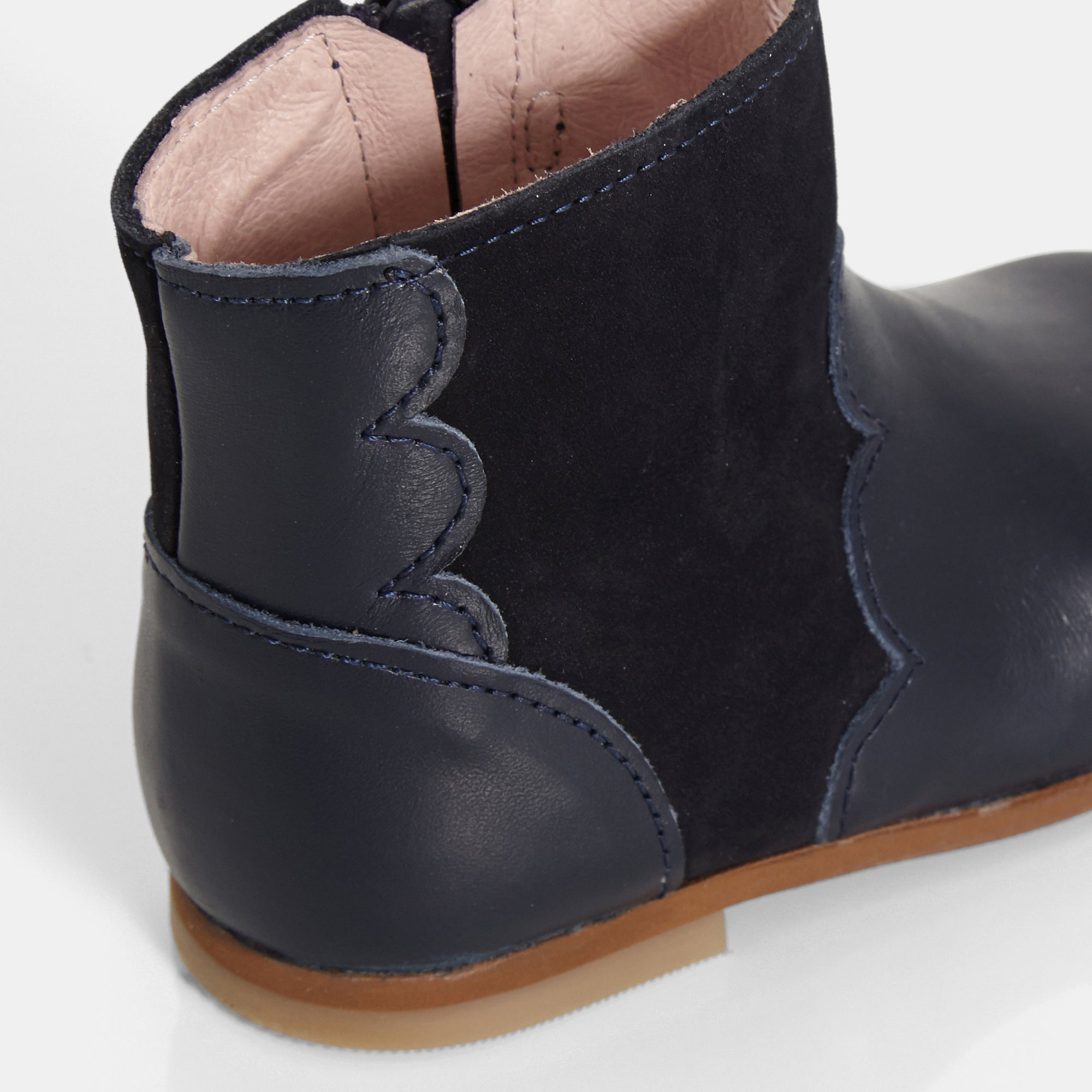 2 QTY / MARINE JACADI CHAUSSURES CUIR ETINCELLE