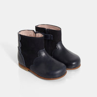 2 QTY / MARINE JACADI CHAUSSURES CUIR ETINCELLE