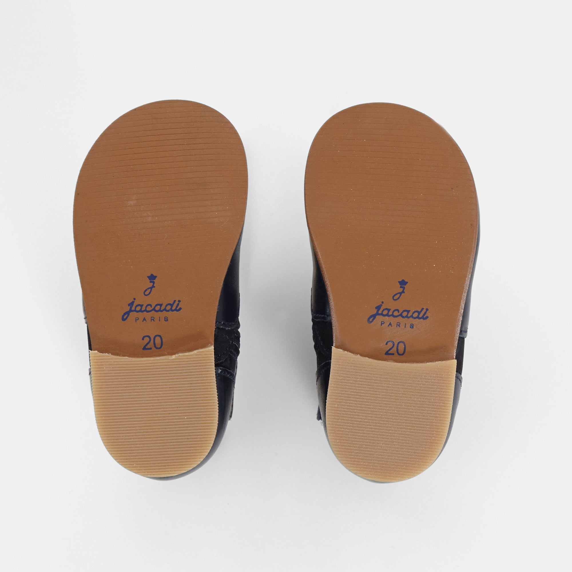 2 QTY / MARINE JACADI CHAUSSURES CUIR ETINCELLE