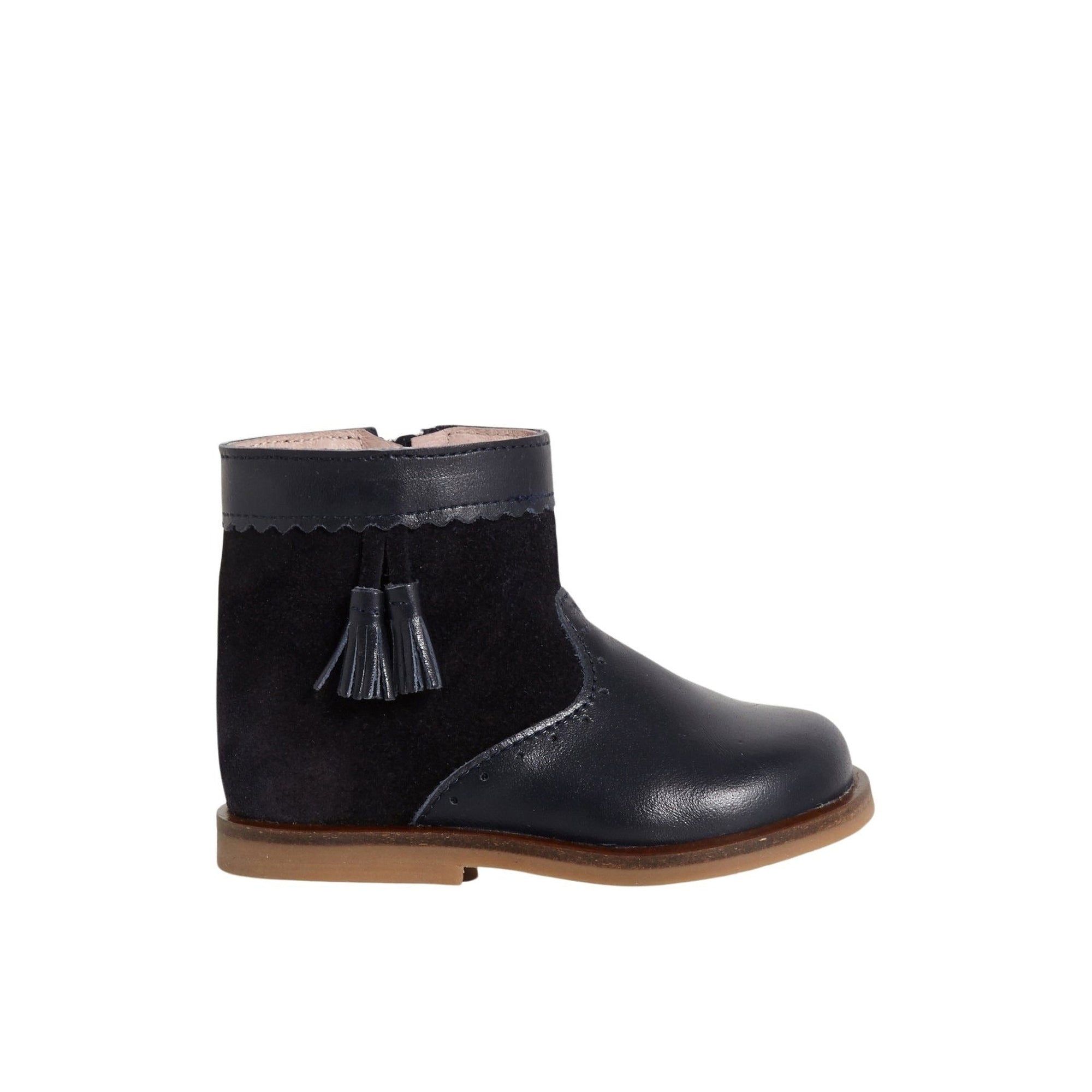 2 QTY / MARINE JACADI CHAUSSURES CUIR EVEIL