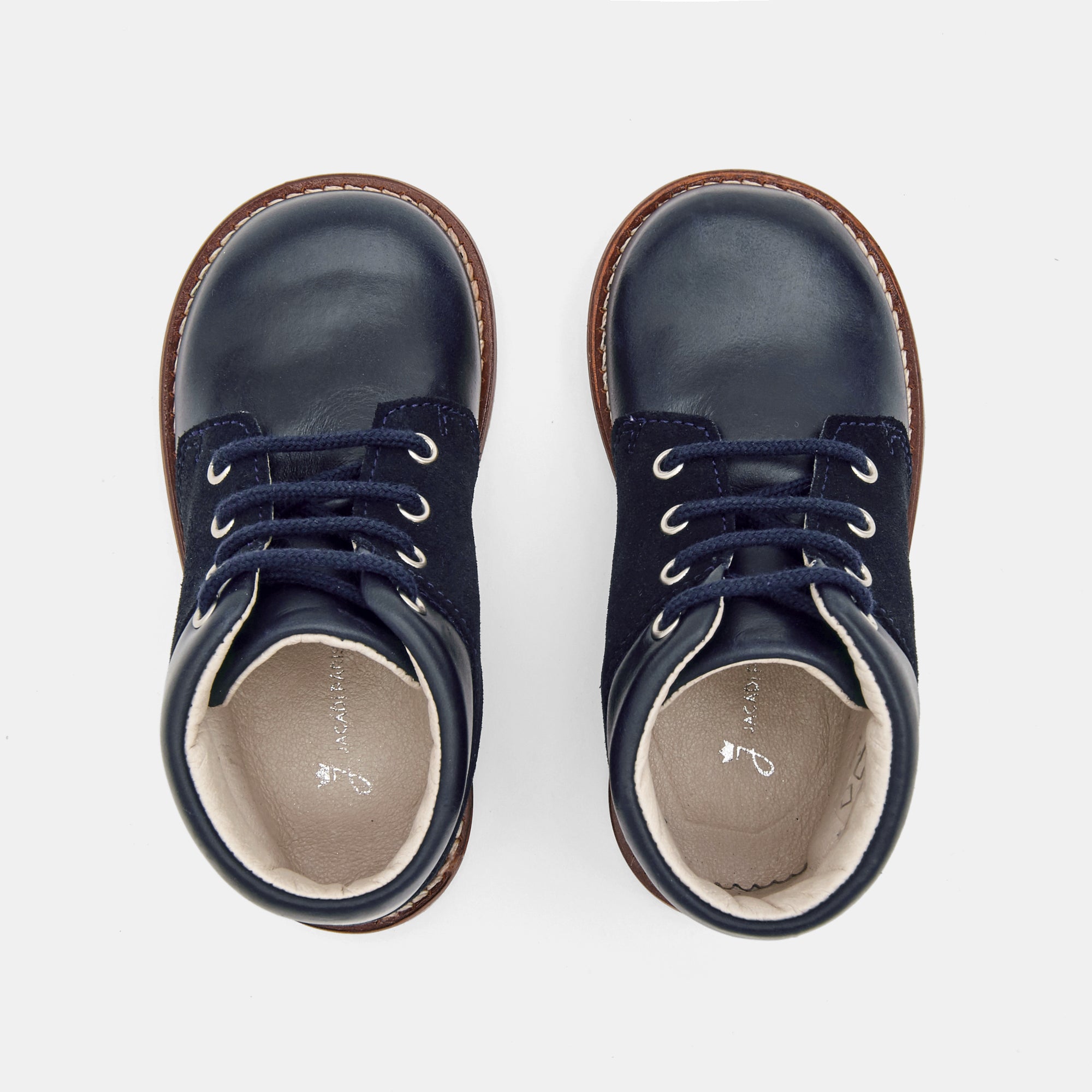1 QTY / MARINE JACADI CHAUSSURES CUIR ENZO