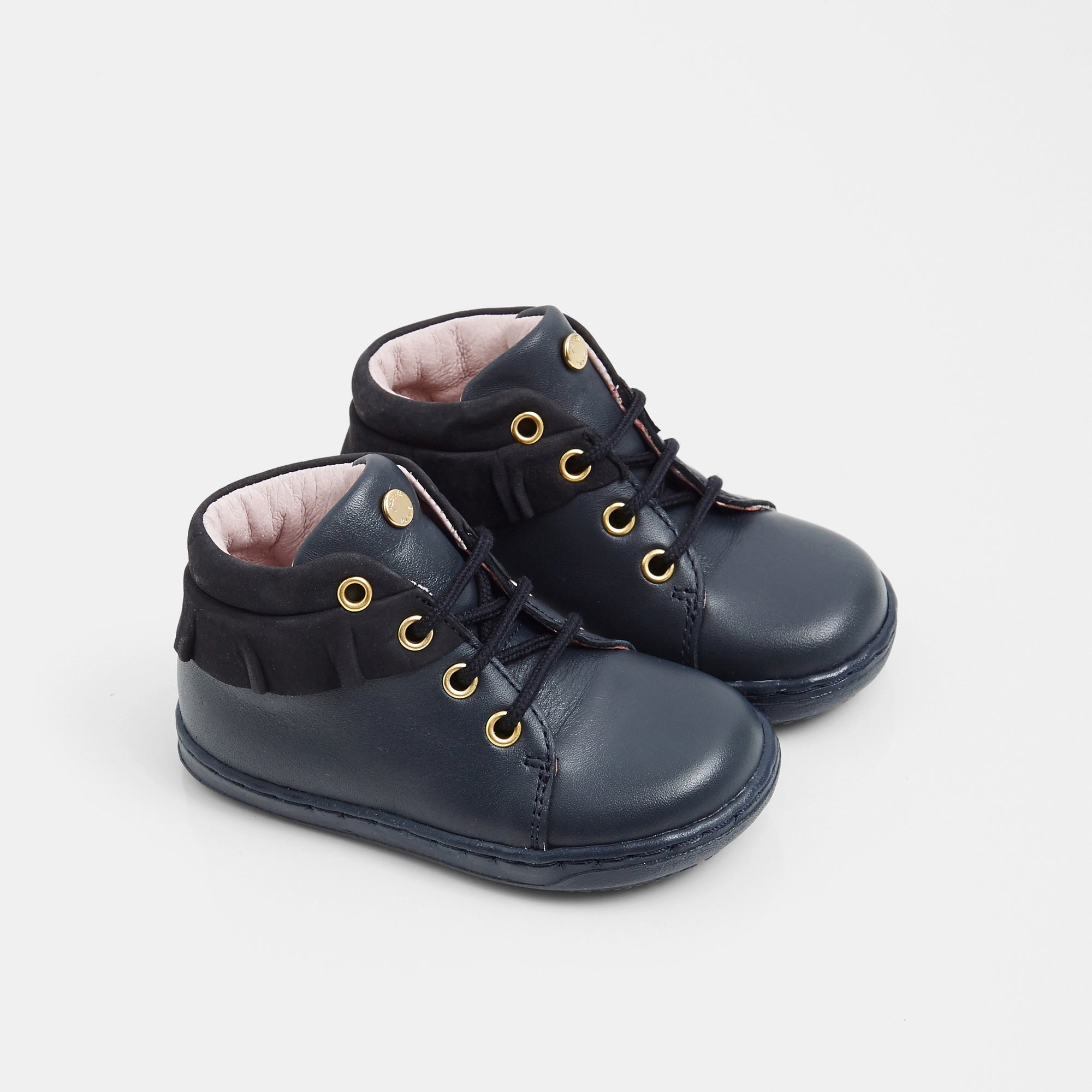 2 QTY / MARINE JACADI CHAUSSURES CUIR ENERGIE