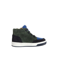 2 QTY / BLEU/VERT CHAUSSURES CUIR EUGENE BIS