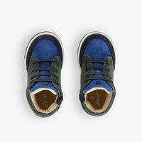 2 QTY / BLEU/VERT CHAUSSURES CUIR EUGENE BIS