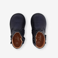2 QTY / BLEU CHAUSSURES CUIR ELENA
