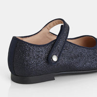 21 QTY / BLEU CHAUSSURES CUIR DANELLE GLITTER