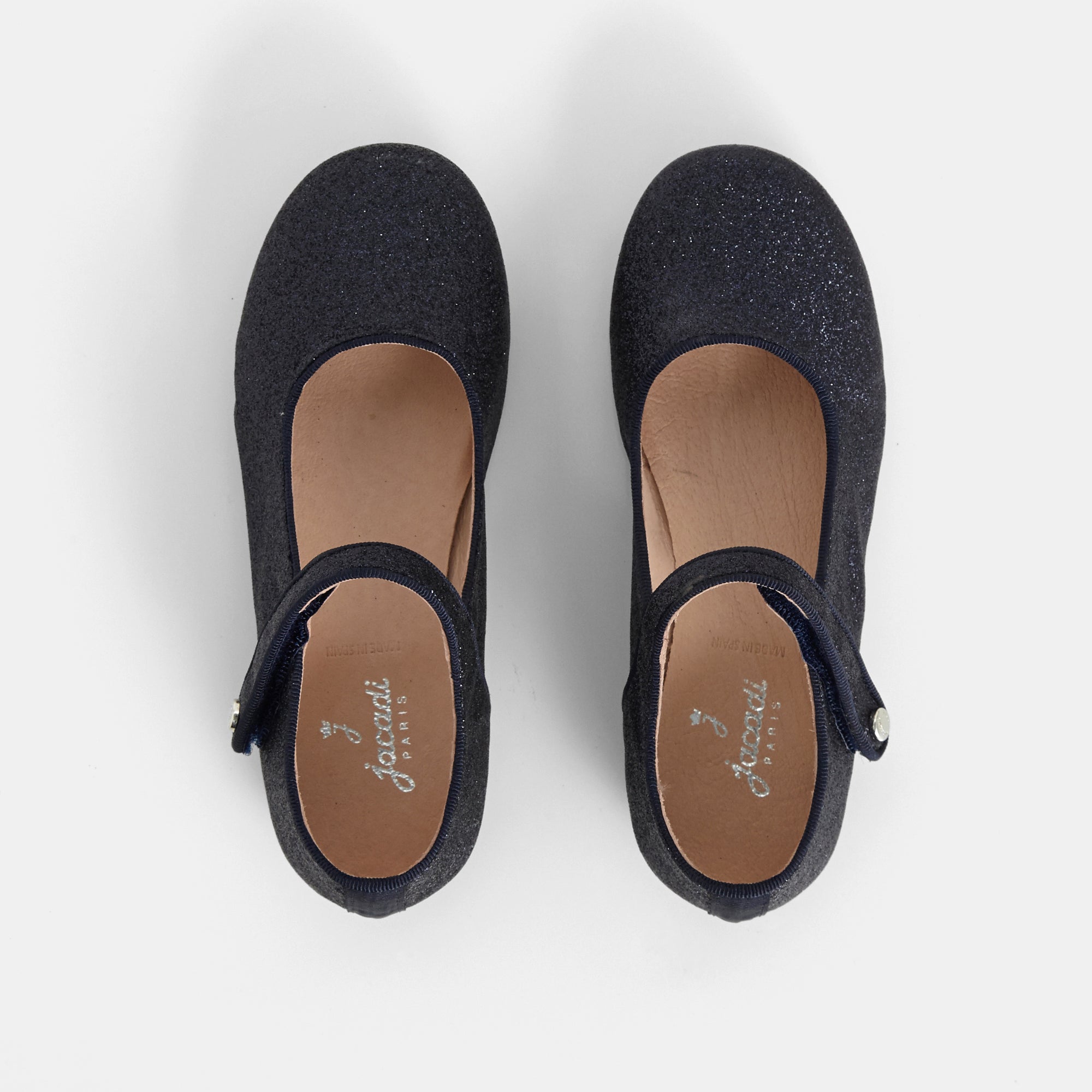 21 QTY / BLEU CHAUSSURES CUIR DANELLE GLITTER