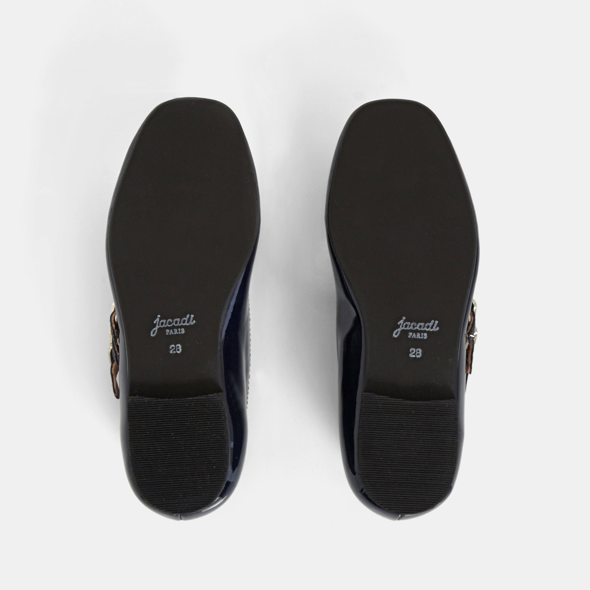 2 QTY / MARINE JACADI CHAUSSURES CUIR ESPRIT CUIR