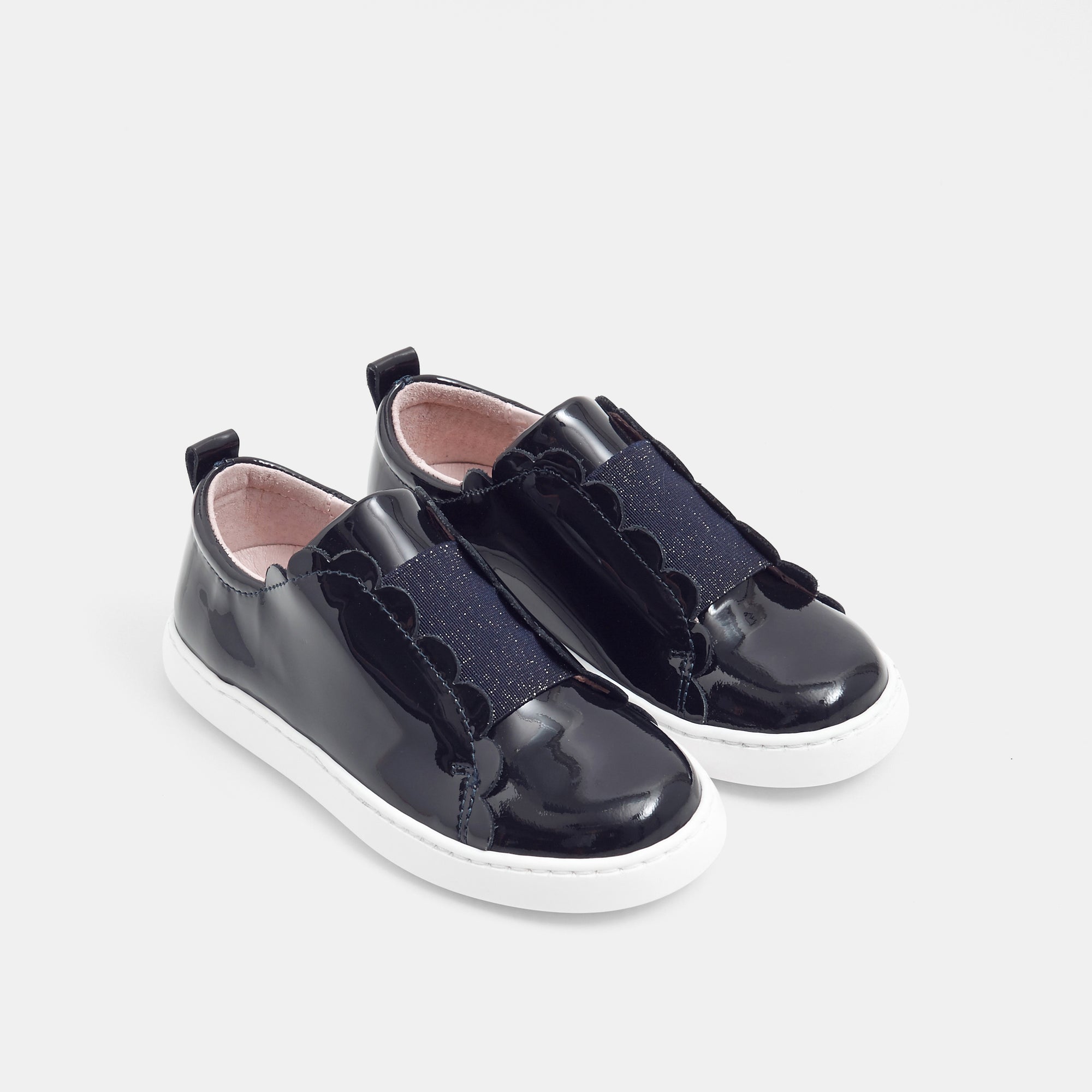 3 QTY / MARINE JACADI CHAUSSURES CUIR EMMA