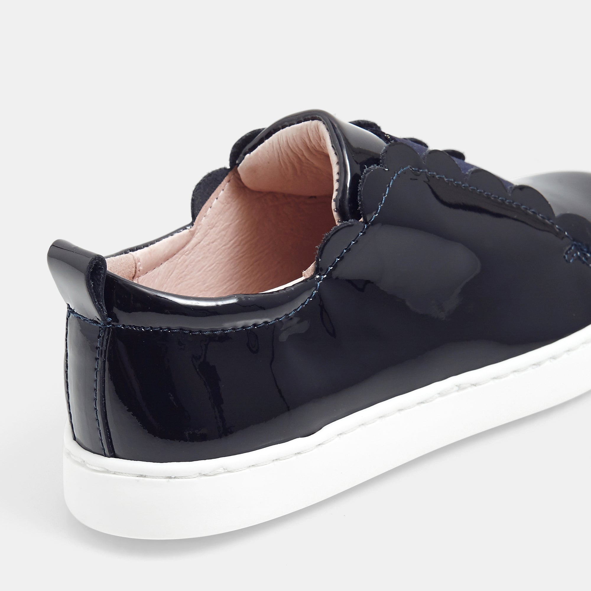 3 QTY / MARINE JACADI CHAUSSURES CUIR EMMA
