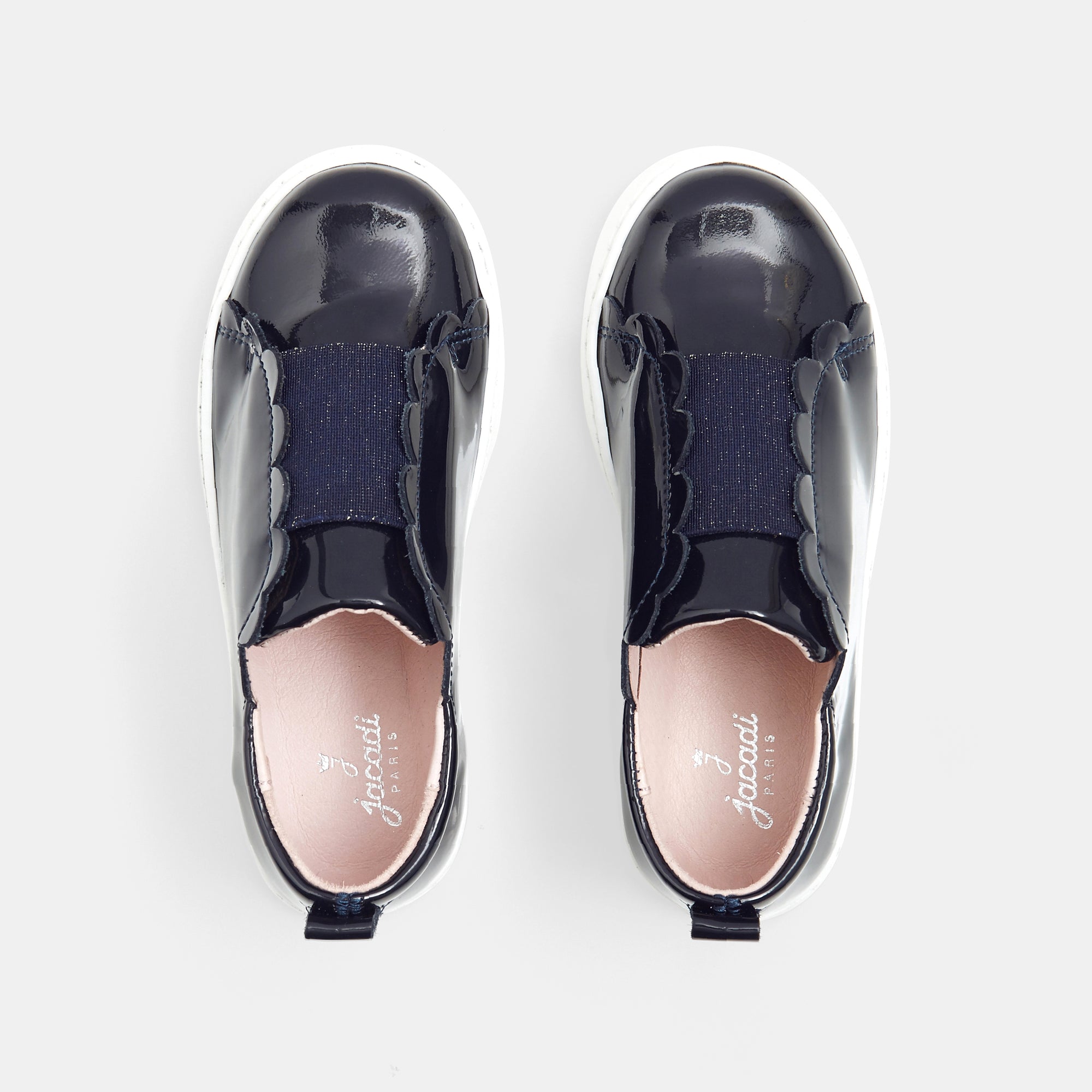 3 QTY / MARINE JACADI CHAUSSURES CUIR EMMA